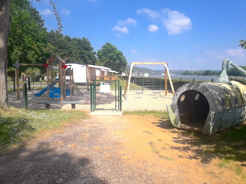 aire de jeux enfants en camping haute Normandie